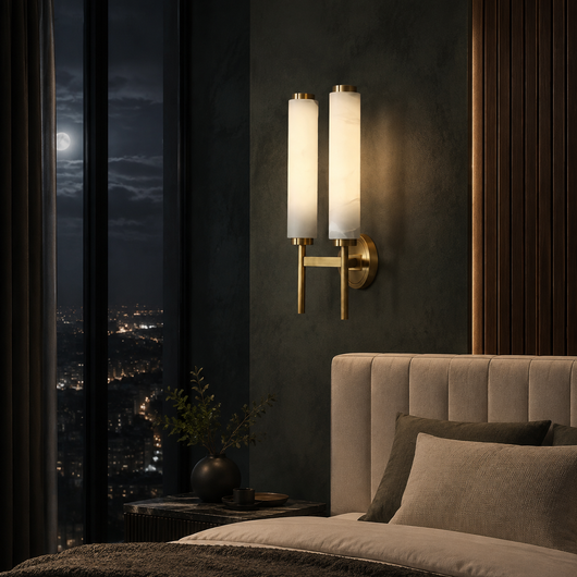 Lucent Alabaster Wall Sconce