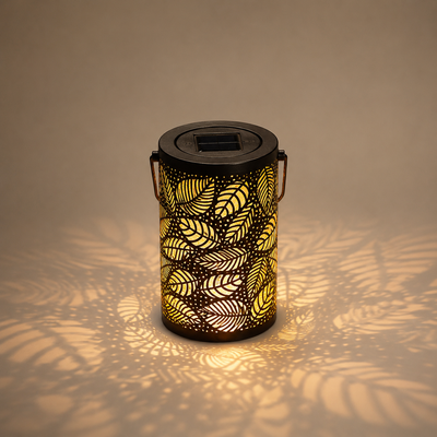 Solar Garden Leaf Lantern