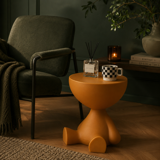 Ylix Round Pedestal Side Table