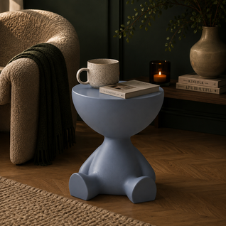 Ylix Round Pedestal Side Table