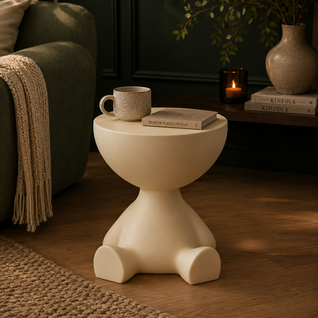 Ylix Round Pedestal Side Table
