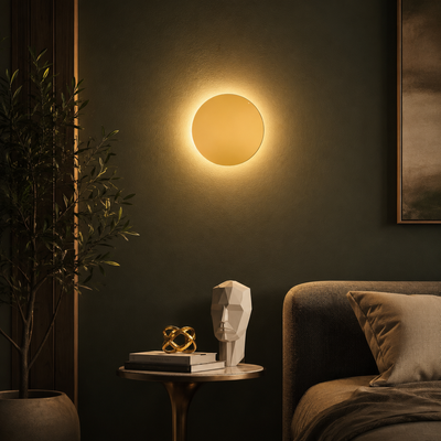 Hadro Round LED Wall Sconce