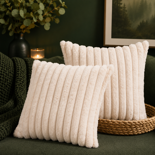 Zlina Plush Throw Pillow Cover
