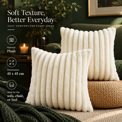 Zlina Plush Throw Pillow Cover