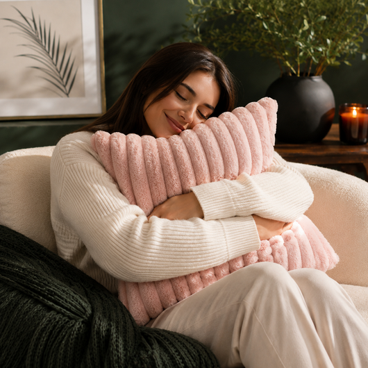 Zlina Plush Throw Pillow Cover