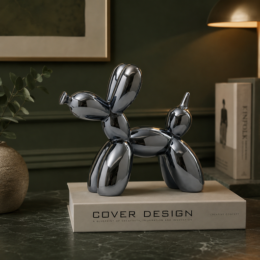 Nyxis Ceramic Balloon Dog Statue