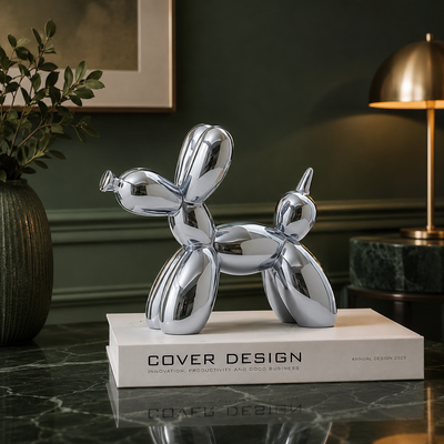 Nyxis Ceramic Balloon Dog Statue