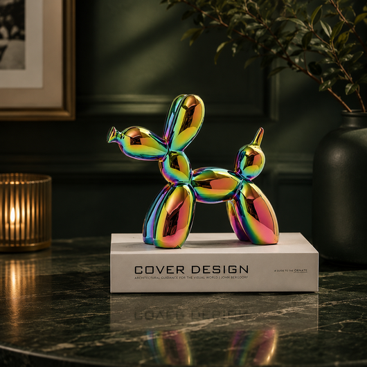 Nyxis Ceramic Balloon Dog Statue