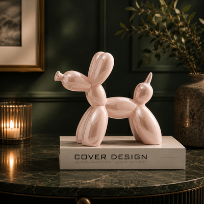Nyxis Ceramic Balloon Dog Statue