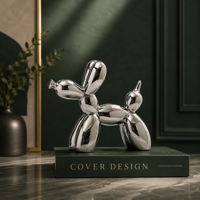 Nyxis Ceramic Balloon Dog Statue
