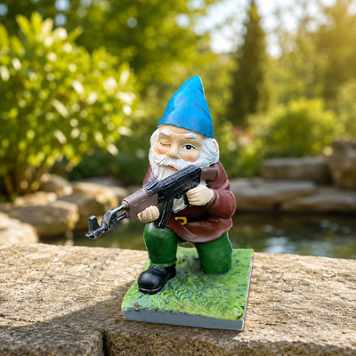 Drelix Military Garden Gnome