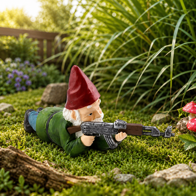 Drelix Military Garden Gnome