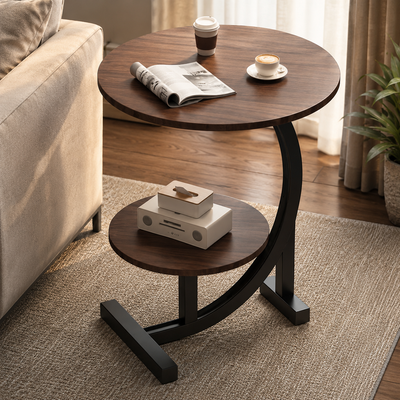 Luxe Two-Tier Mini Side Table