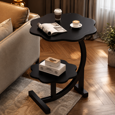 Luxe Two-Tier Mini Side Table