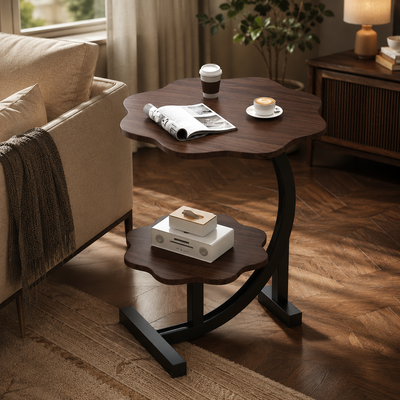 Luxe Two-Tier Mini Side Table