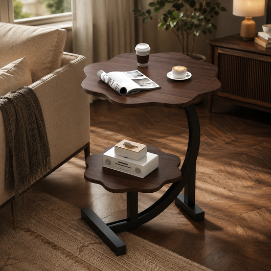 Luxe Two-Tier Mini Side Table