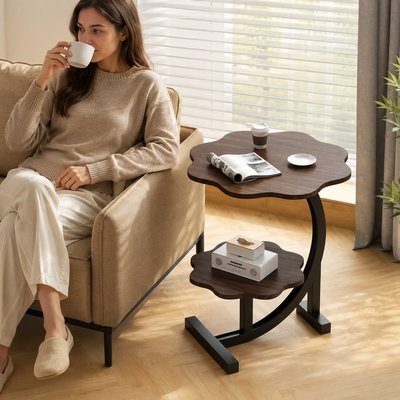 Luxe Two-Tier Mini Side Table