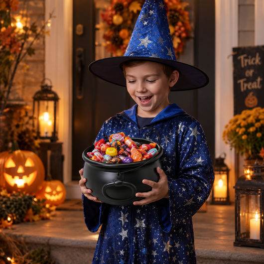 Witch's Cauldron Candy Bowl