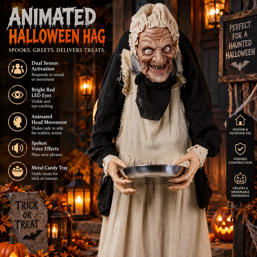 Animated Halloween Yard Figure