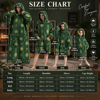 Pumpkin Print Hoodie Blanket