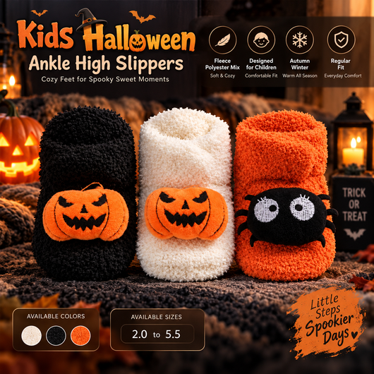 Kids Halloween Slippers