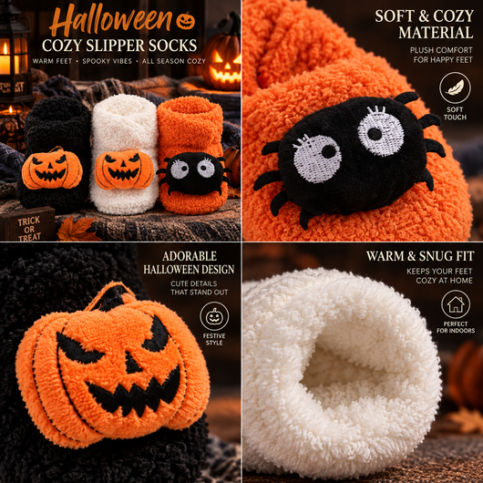 Kids Halloween Slippers