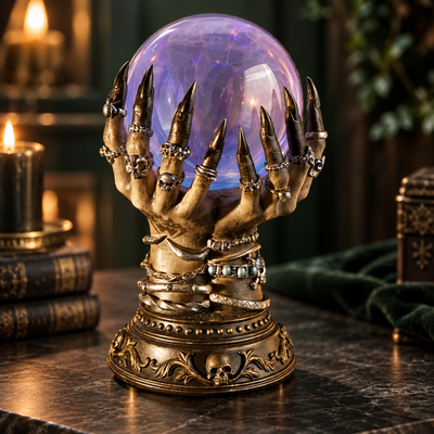 Skeletal Hand Plasma Lamp