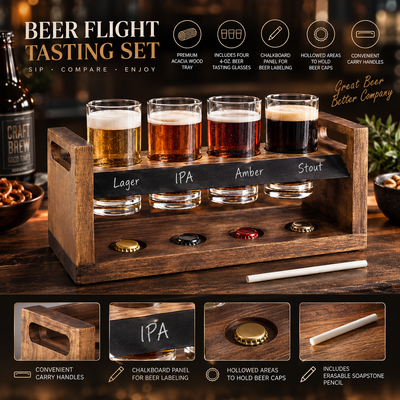 Craft Beer Flight Set