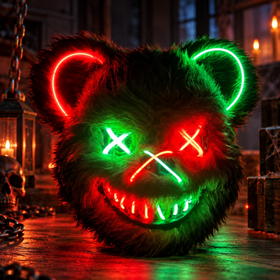 LED Light-Up Party Mask