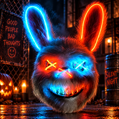 LED Light-Up Party Mask
