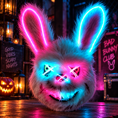 LED Light-Up Party Mask