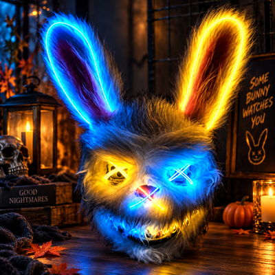 LED Light-Up Party Mask