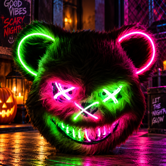 LED Light-Up Party Mask