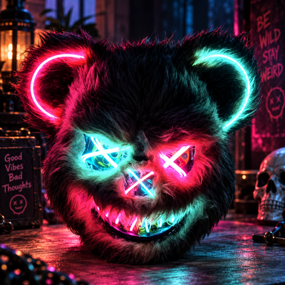 LED Light-Up Party Mask
