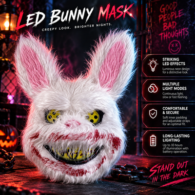 LED Light-Up Party Mask