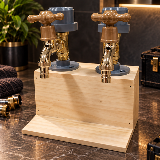 Rustic Wood Liquor Dispenser