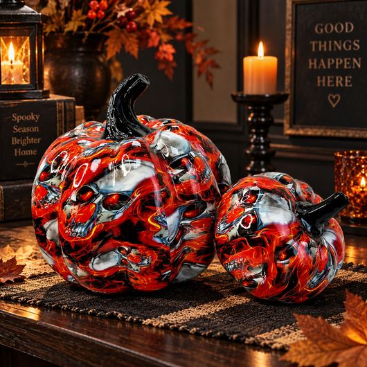 Decorative Resin Pumpkin Figurine