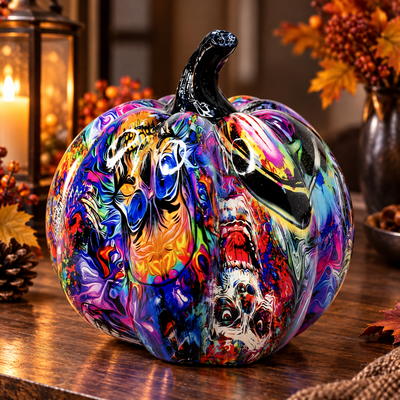 Decorative Resin Pumpkin Figurine