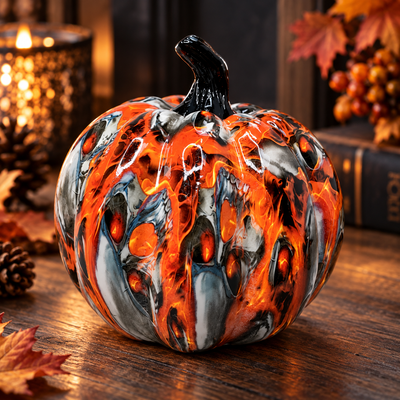 Decorative Resin Pumpkin Figurine