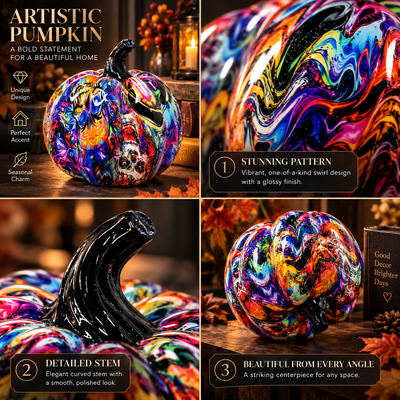 Decorative Resin Pumpkin Figurine