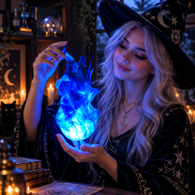 Floating Fireball Cosplay Prop