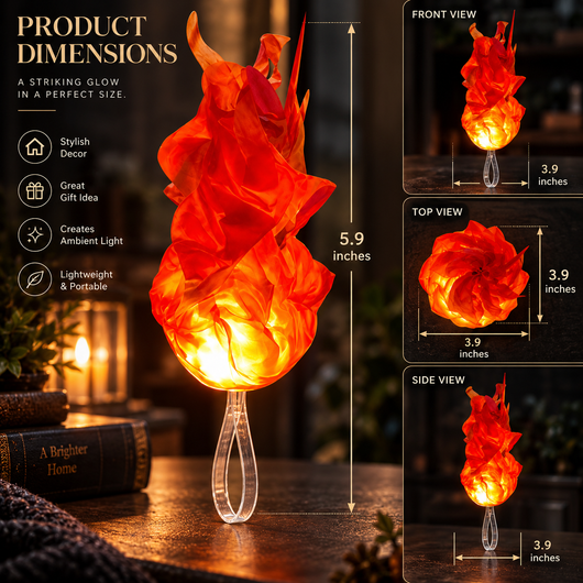 Floating Fireball Cosplay Prop