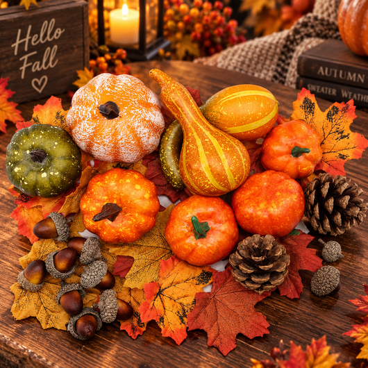 50 Piece Fall Harvest Decor Kit