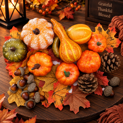 50 Piece Fall Harvest Decor Kit