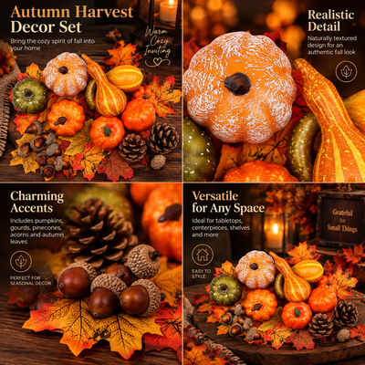 50 Piece Fall Harvest Decor Kit