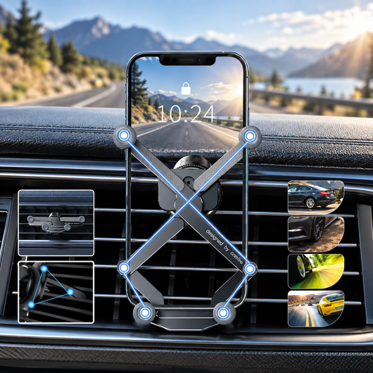 Folding Vent Car Phone Mount