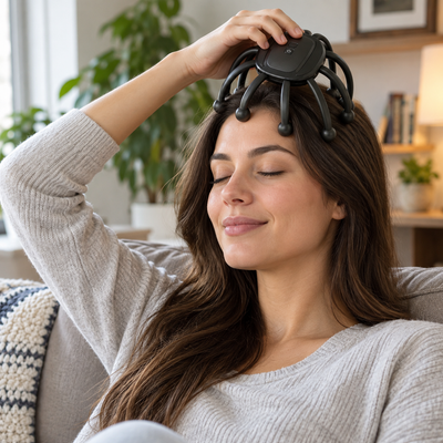 Cordless Electric Head Massager