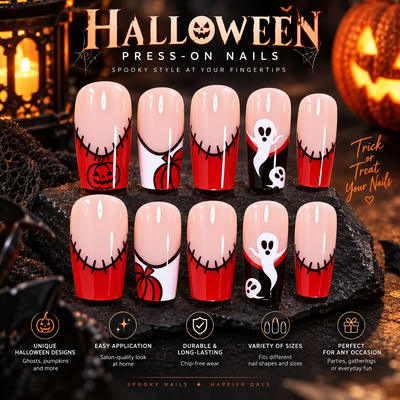 Halloween Press-On Nail Set