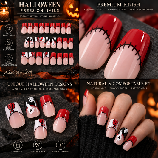 Halloween Press-On Nail Set