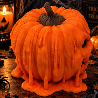 Pumpkin Ghost Candy Bowl